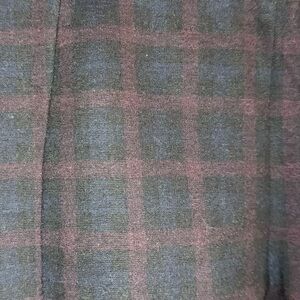 Ann Taylor women's Dark Plaid Pants, burgundy, blue, black, XS